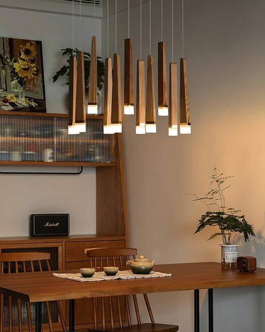Firewood Stick Chandelier Chandelier