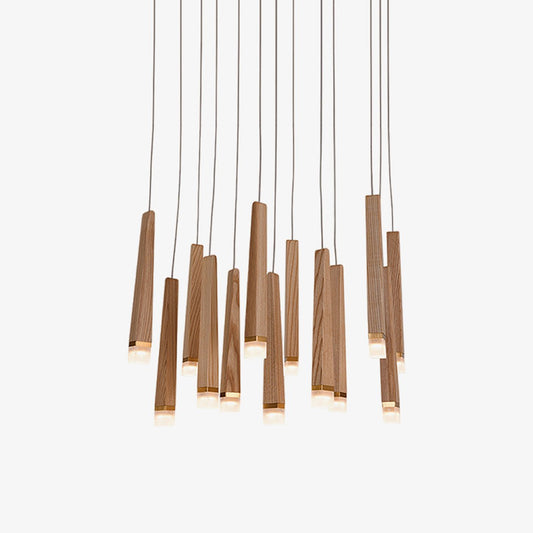Firewood Stick Chandelier Chandelier