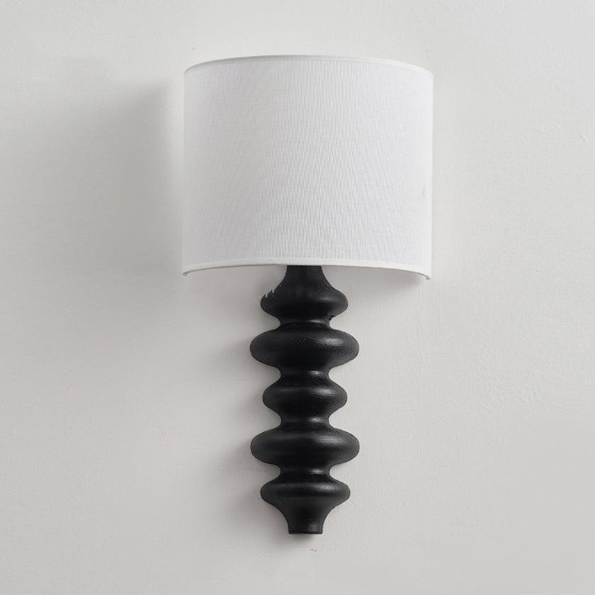 Fishbone Sconce L 11.8″ x W 6.3″ x H 20.9″ / L 30cm x W 16cm x H 53cm / Black Wall lamp