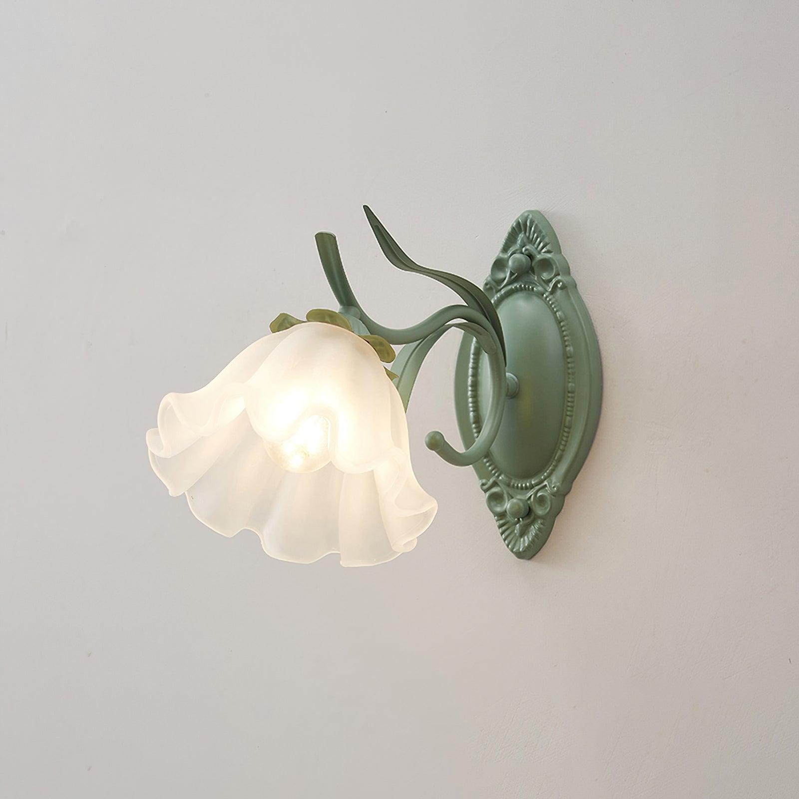 Flared Wall Light ∅ 11.8″ x H 8.7″ / Dia 30cm x H 22cm / Green Wall lamp
