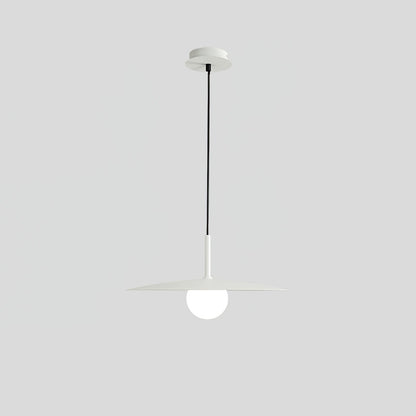 Gea Flying Saucer Pendant Lamp Small ∅ 9.8″ x H 7.9″ / Dia 25cm x H 20cm / White Pendant light