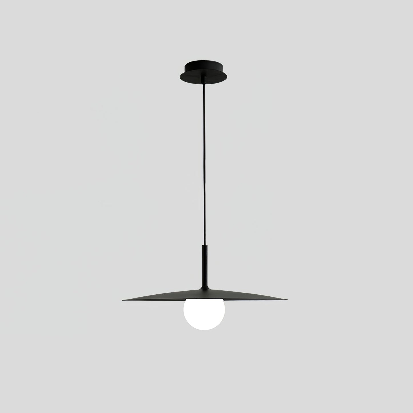 Gea Flying Saucer Pendant Lamp Small ∅ 9.8″ x H 7.9″ / Dia 25cm x H 20cm / Black Pendant light