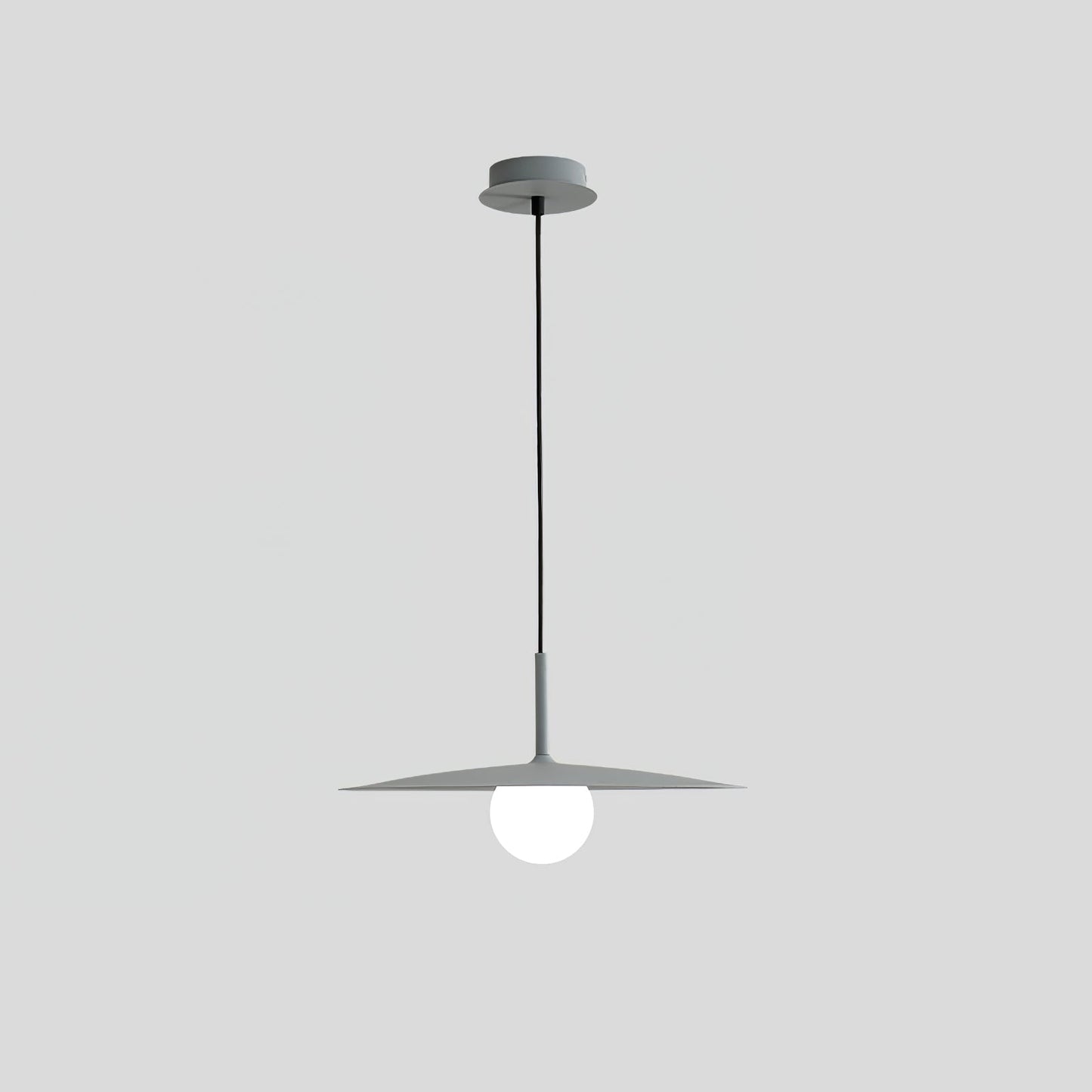 Gea Flying Saucer Pendant Lamp Small ∅ 9.8″ x H 7.9″ / Dia 25cm x H 20cm / Gray Pendant light