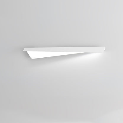 Folding Line Wall Light ∅ 28.1″ x H 5.1″ / Dia 71.5cm x H 13cm / White / Three-Color Changing Light Wall lamp