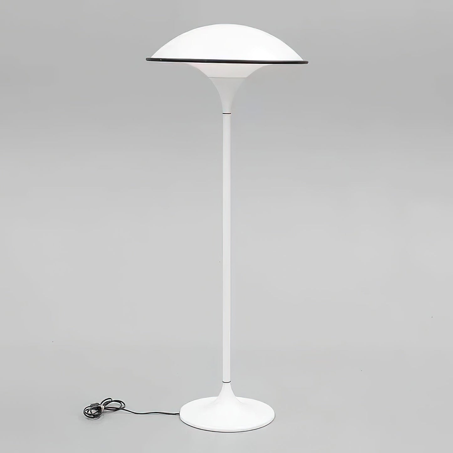 Fontana Floor Lamp ∅ 15.7″ x H 54.3″ / Dia 40cm x H 138cm / White & Black / US Plug Floor lamp