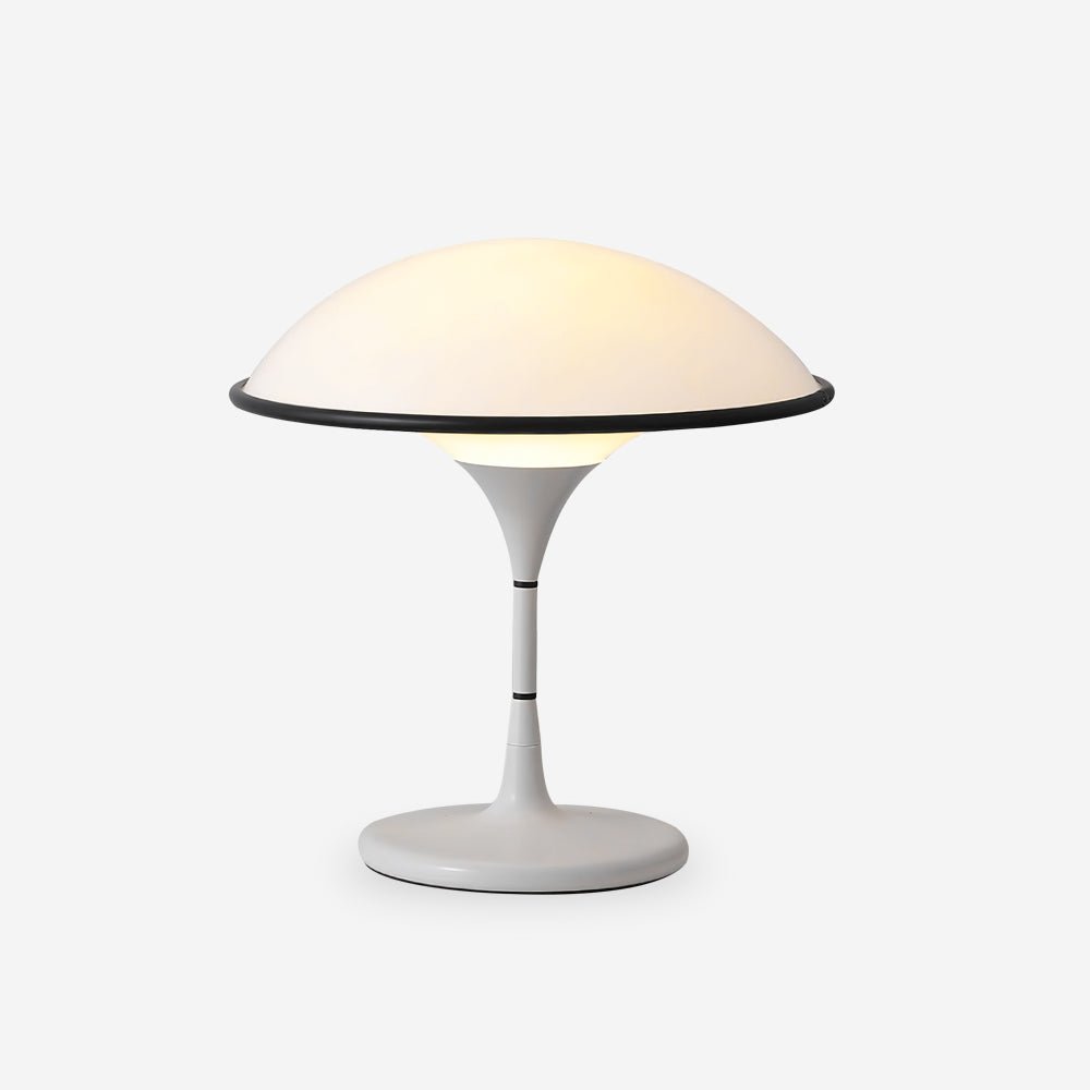 Fontana Table Lamp ∅ 15.7″ x H 16.5″ / Dia 40cm x H 42cm / White & Black / US Plug Table lamp