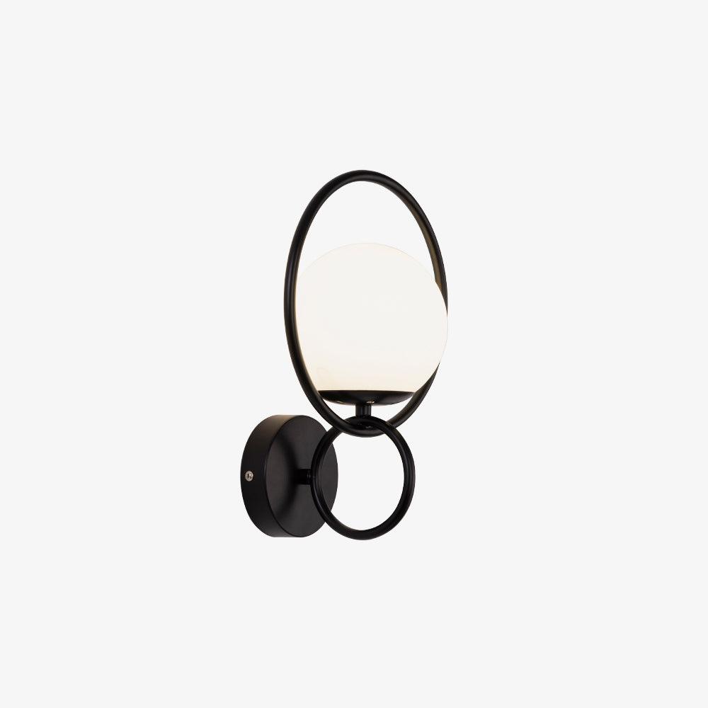 Fort Halo Gold Wall Light ∅ 9.1″ x H 13.8″ / Dia 23cm x H 35cm / Black Wall lamp