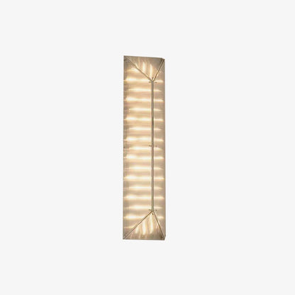 Fragment Wall Lamp ∅ 10.2″ x H 40.5″/ Dia 26cm x H 103cm / Chrome & Clear / Warm White Wall lamp