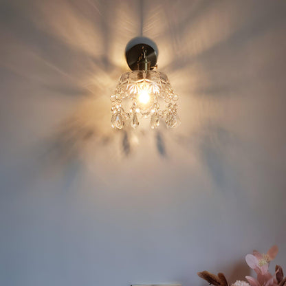 French Crystal Tassel Wall Light