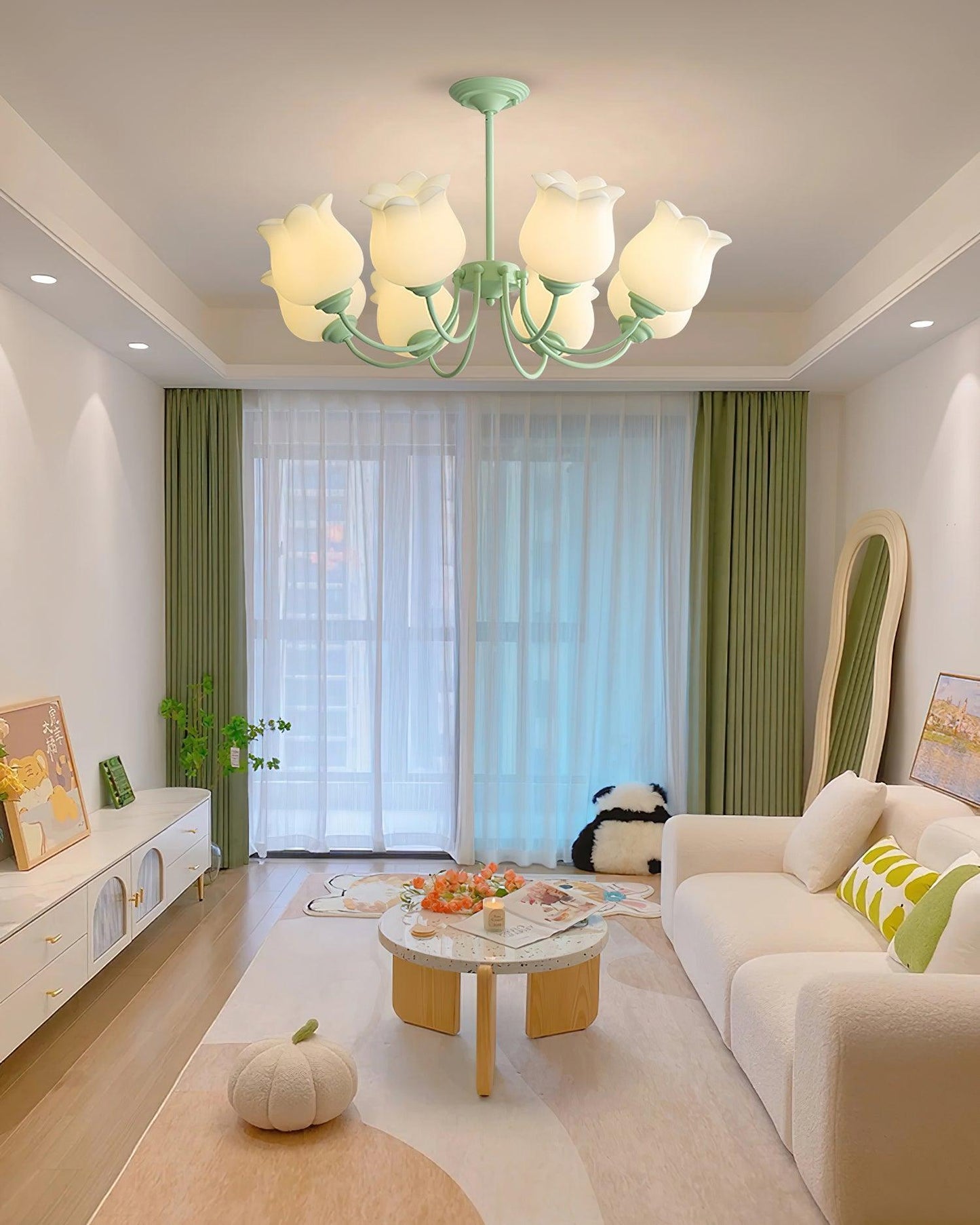 French Lily Chandelier
