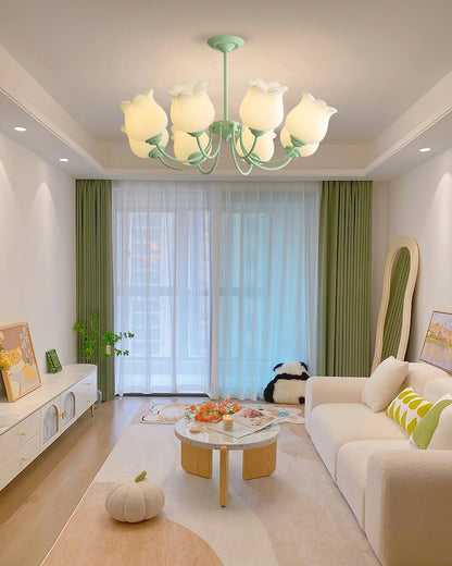 French Lily Chandelier