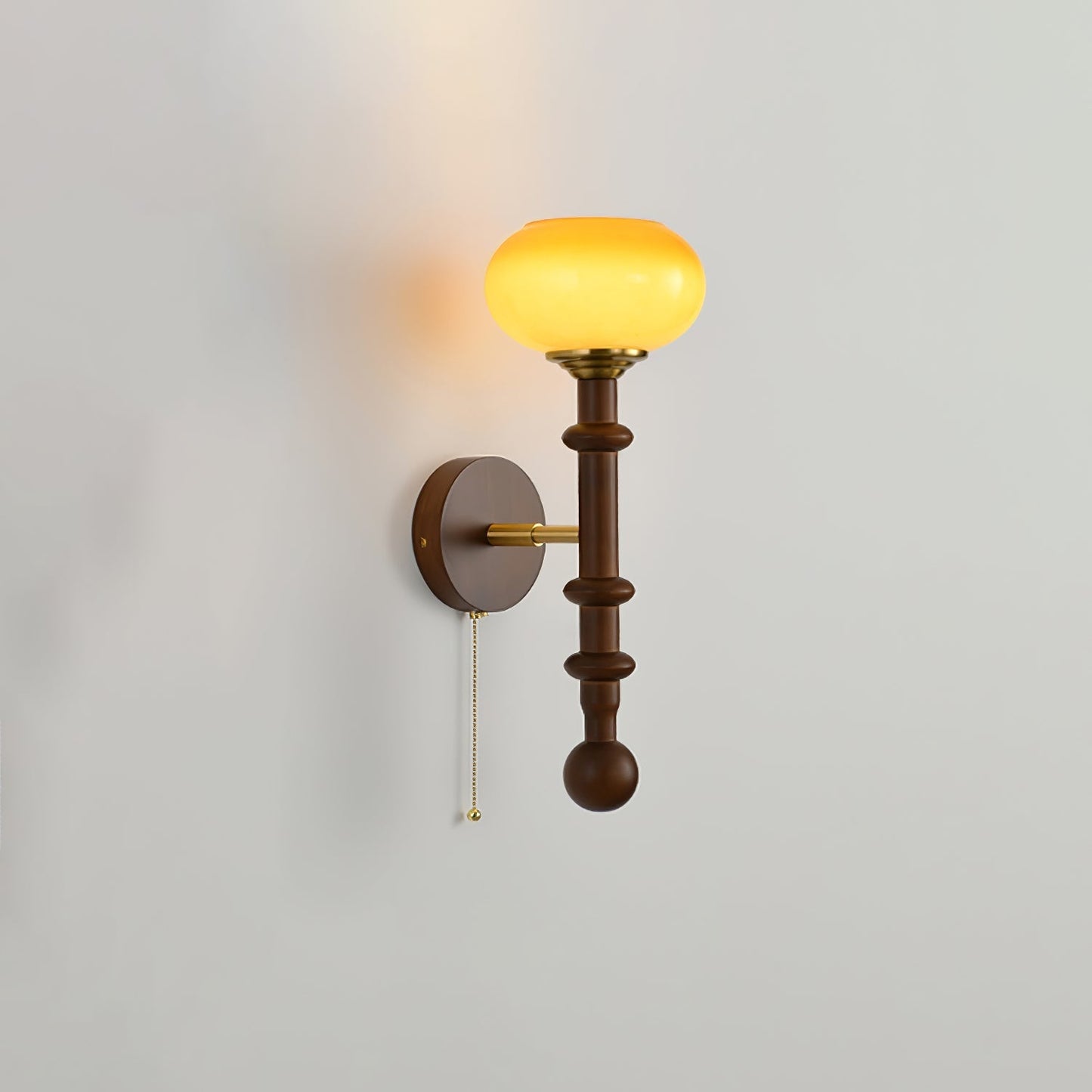 Roma Wall Sconce Model A2: ∅ 7.1″ x H 19.7″ / Single Wall lamp