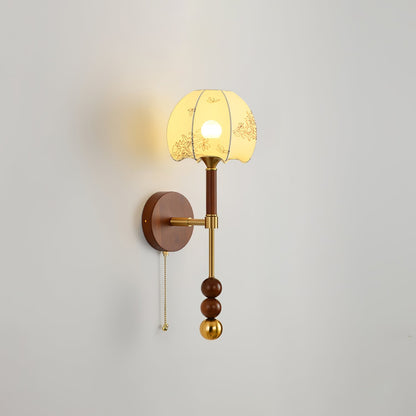 Roma Wall Sconce Model D1: ∅ 7.9″ x H 19.7″ / Single Wall lamp