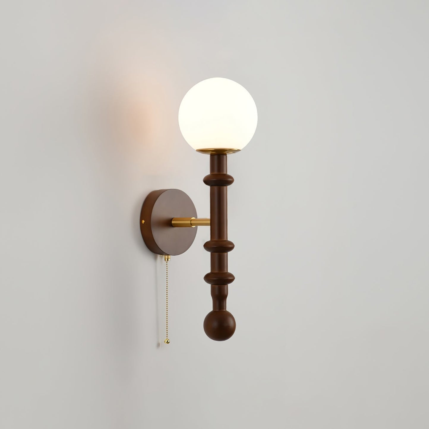 Roma Wall Sconce Model C2: ∅ 7.1″ x H 19.7″ / Single Wall lamp