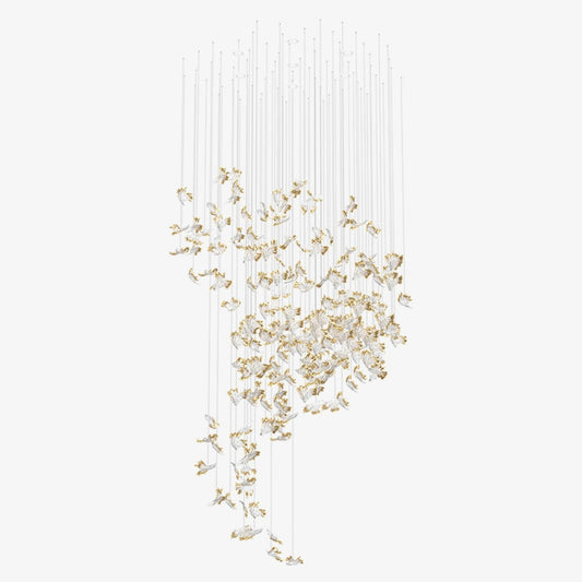 Frosted Petals Frozen Chandelier Chandelier