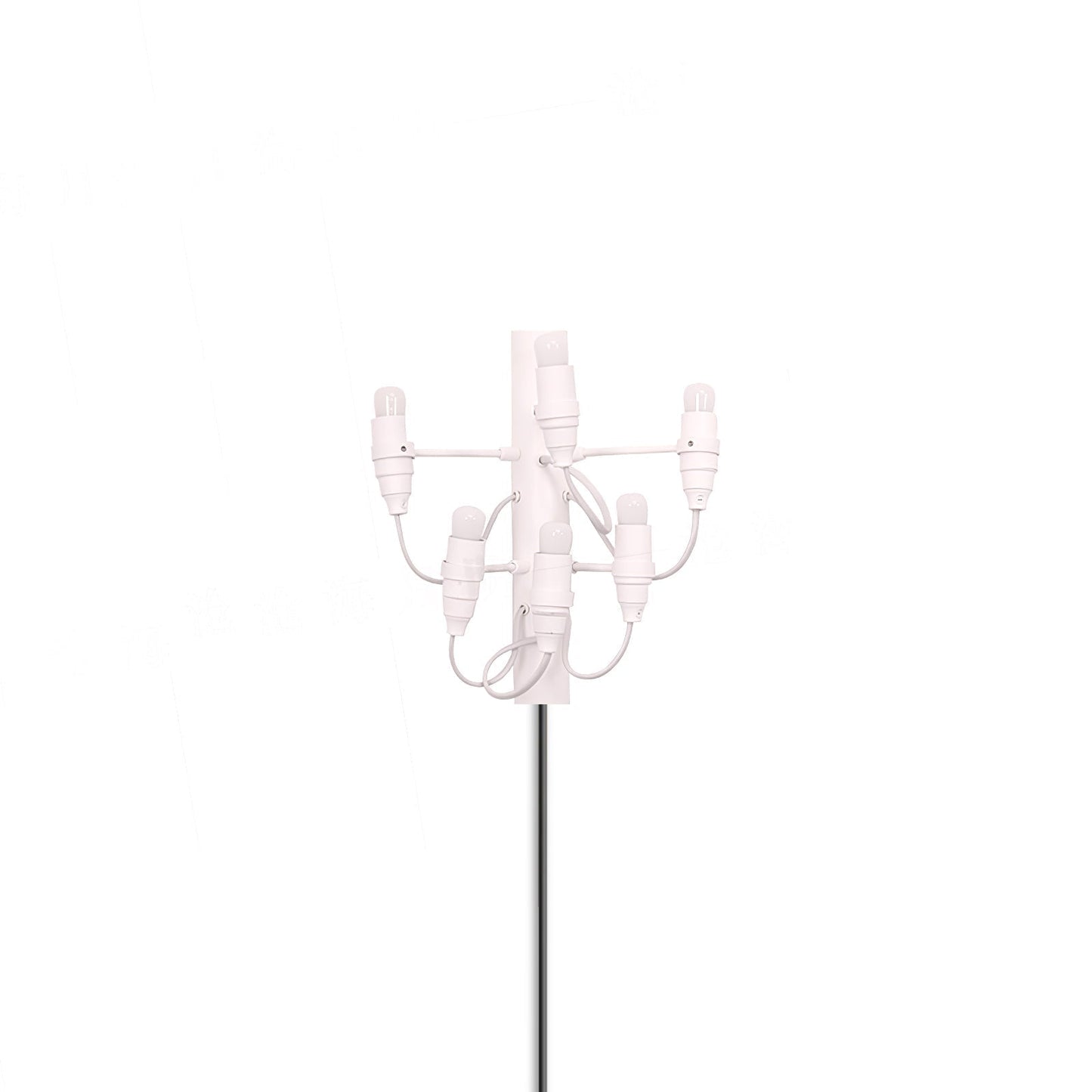Fruit Plug-in Wall Lamp 6 Heads ∅ 9.5″ x H 10.6″ & 1 Piece / Matt White / US Plug Wall lamp