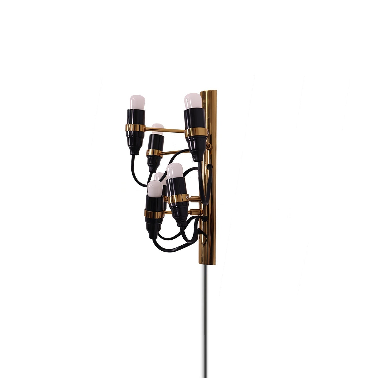 Fruit Plug-in Wall Lamp 6 Heads ∅ 9.5″ x H 10.6″ & 1 Piece / Gold / US Plug Wall lamp