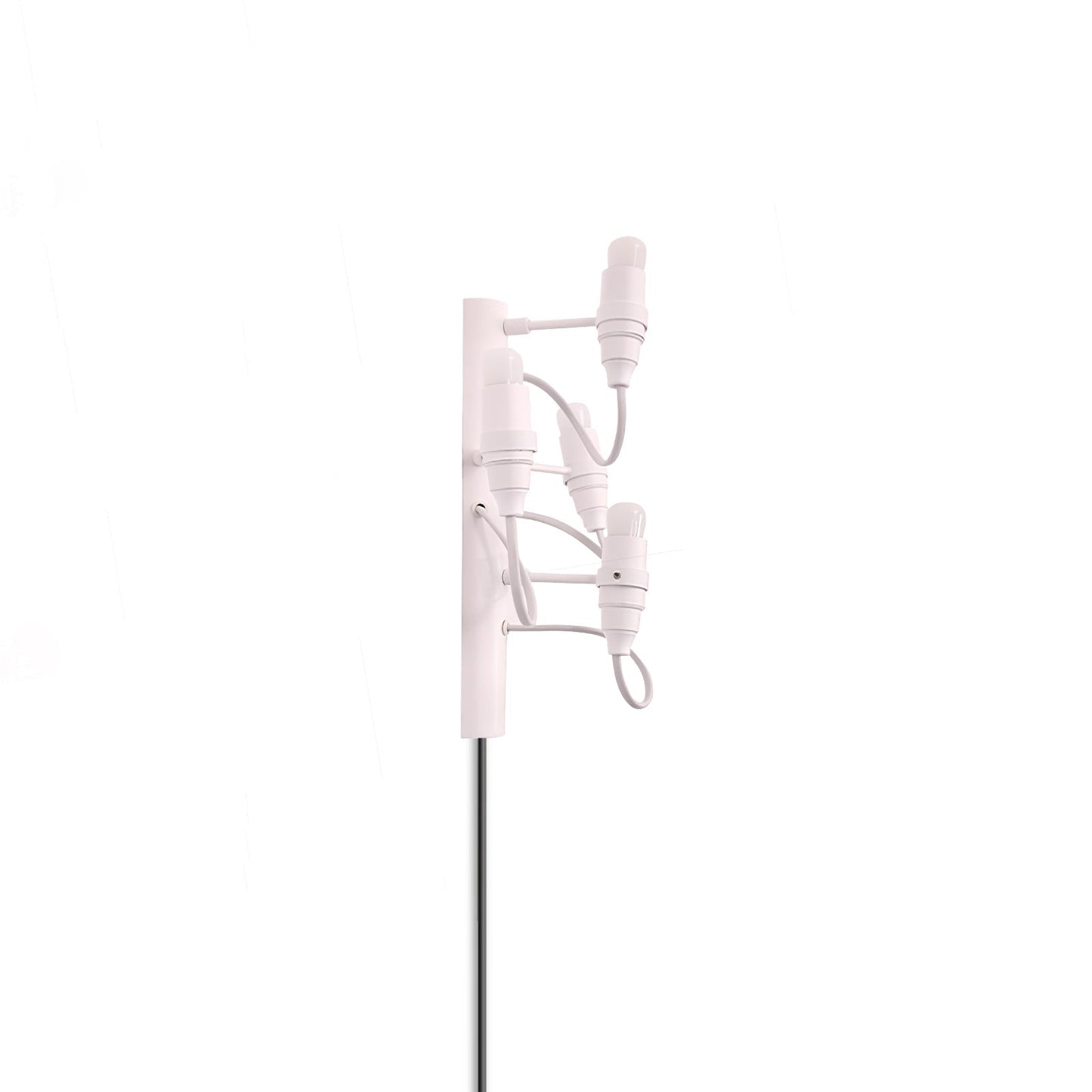 Fruit Plug-in Wall Lamp 4 Heads ∅ 7.1″ x H 11.8″ & 1 Piece / Matt White / US Plug Wall lamp