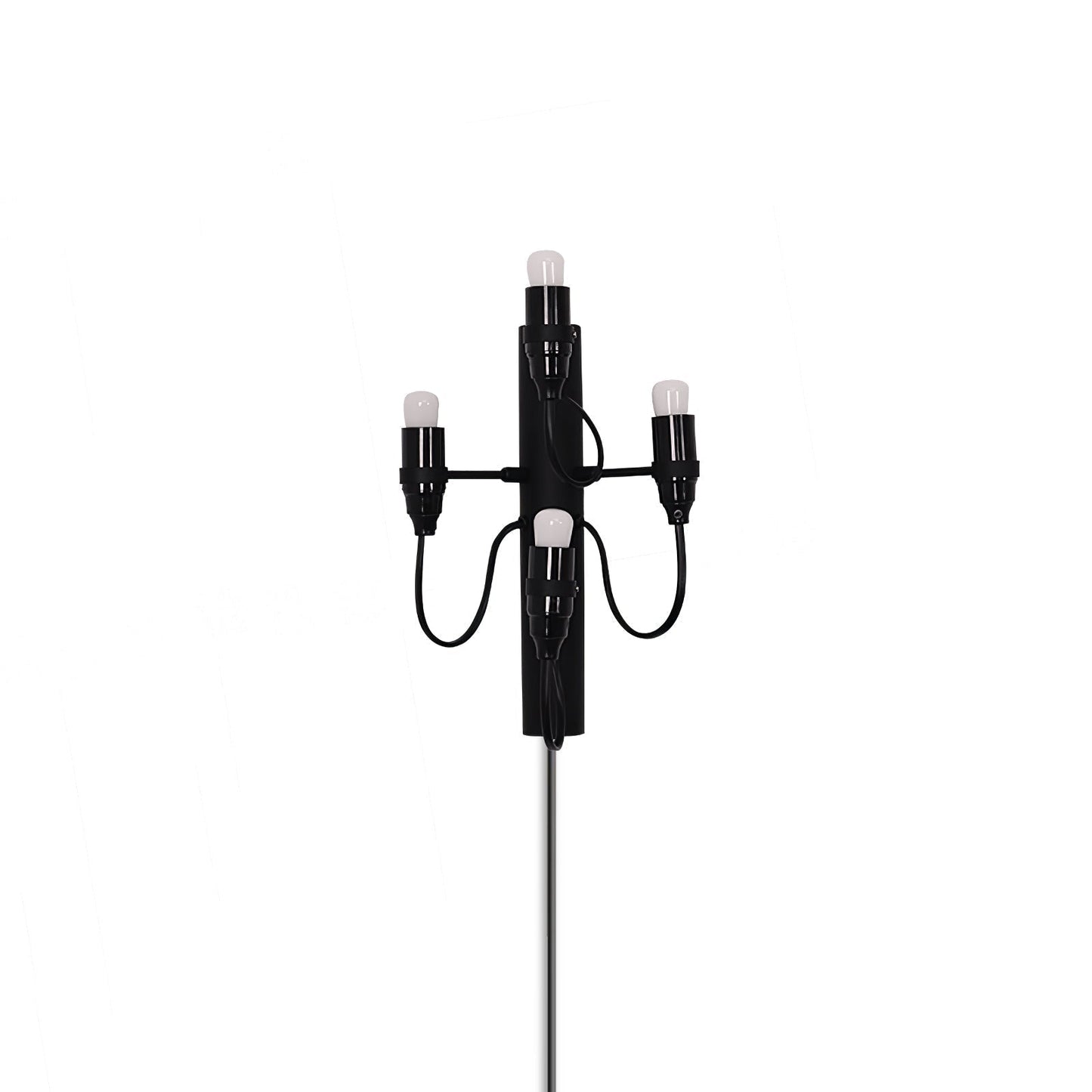 Fruit Plug-in Wall Lamp 4 Heads ∅ 7.1″ x H 11.8″ & 1 Piece / Matt black / US Plug Wall lamp