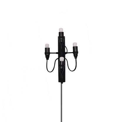 Fruit Plug-in Wall Lamp 4 Heads ∅ 7.1″ x H 11.8″ & 1 Piece / Matt black / US Plug Wall lamp
