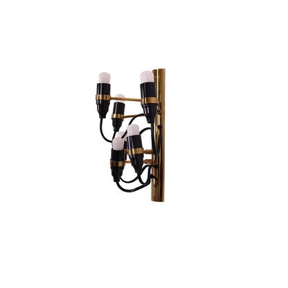Fruit Wall Lamp 6 Heads ∅ 9.5″ x H 10.6″ / Dia 24cm x H 27cm / Gold / 1 Piece Wall lamp