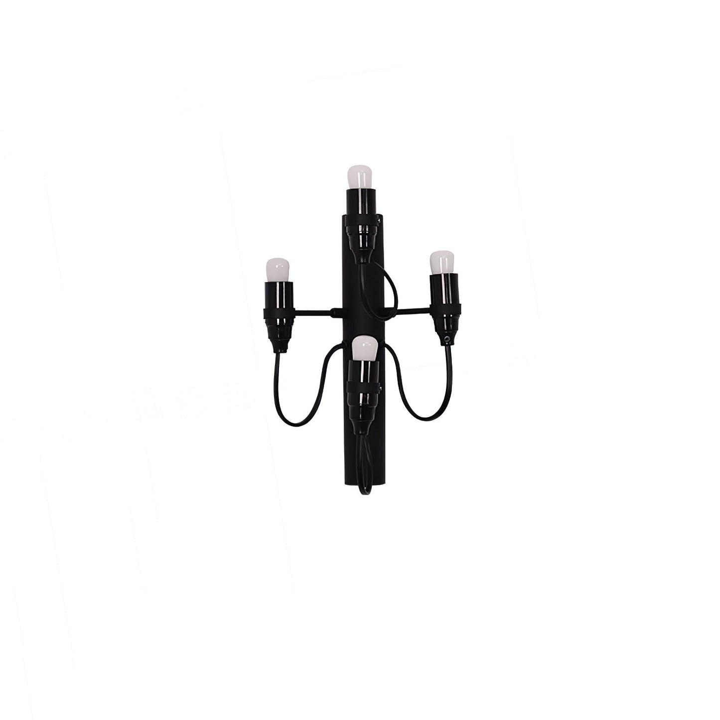 Fruit Wall Lamp 4 Heads ∅ 7.1″ x H 11.8″ / Dia 18cm x H 30cm / Matt black / 1 Piece Wall lamp