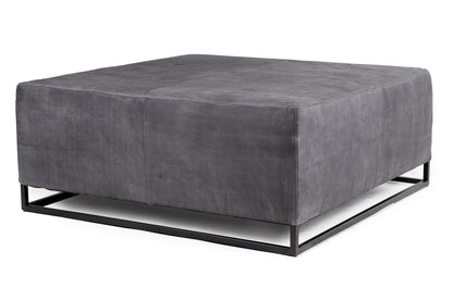 Bernhardt Leather Ottoman