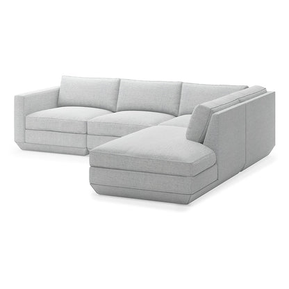 Podium Modular 4-Piece Lounge - Right Facing