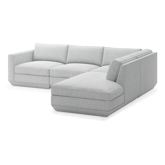 Podium Modular 4-Piece Lounge - Right Facing