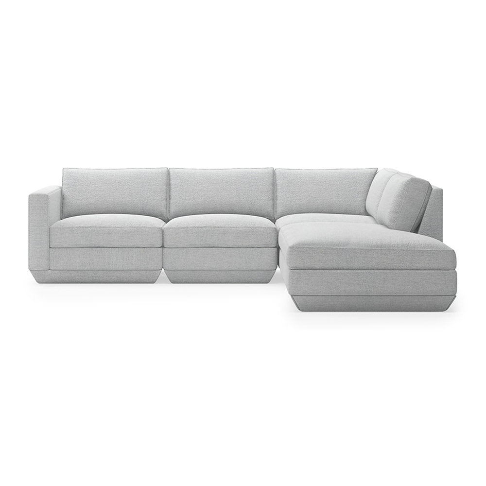 Podium Modular 4-Piece Lounge - Right Facing