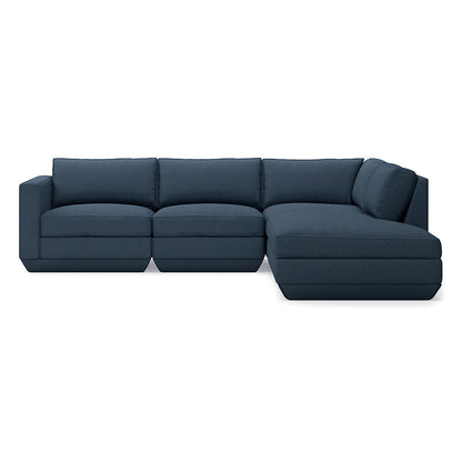 Podium Modular 4-Piece Lounge - Right Facing