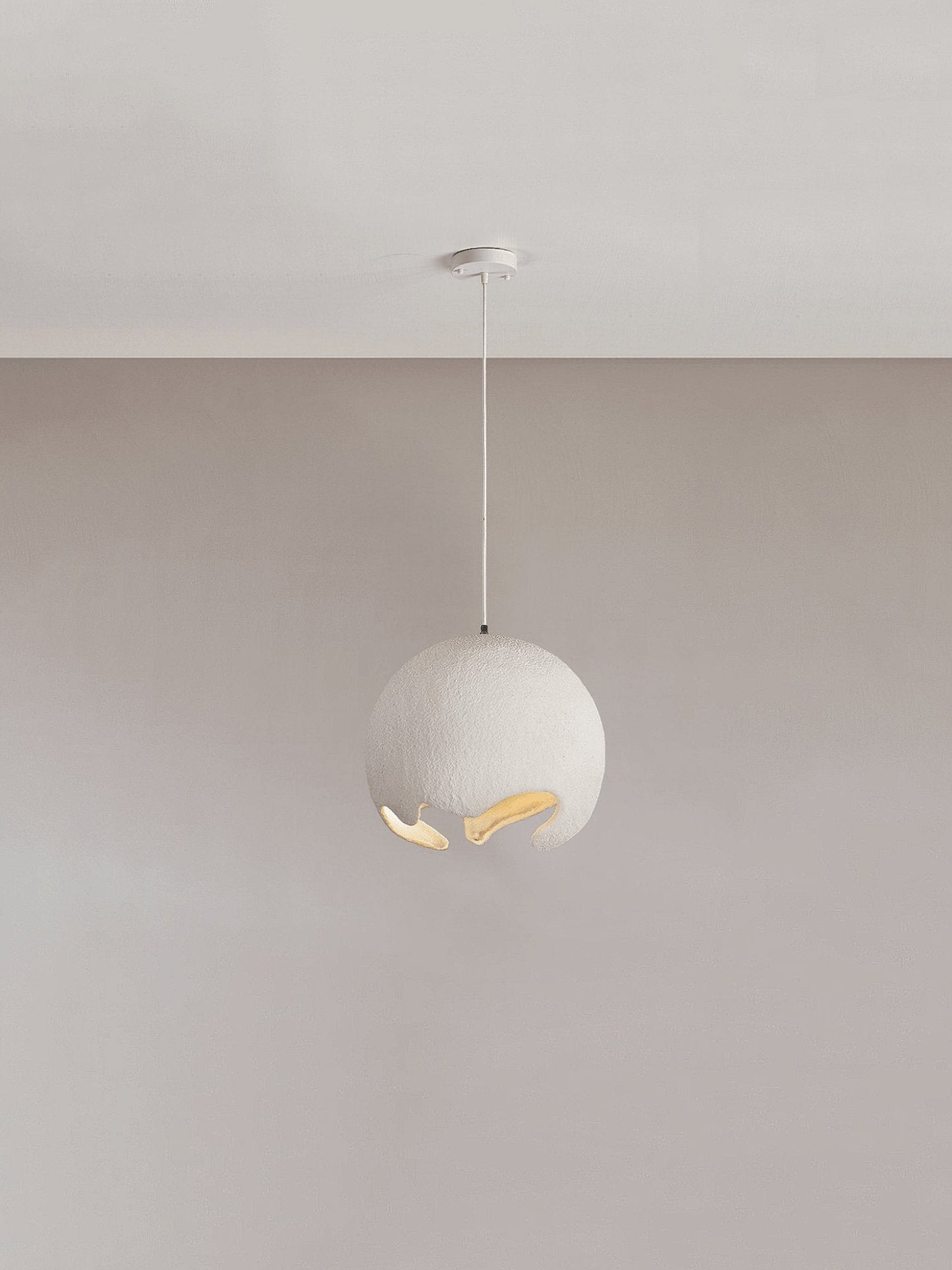 Geometric Resin Pendant Light