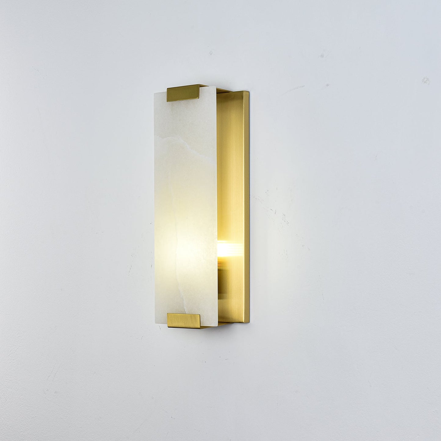 Glacier Aura Alabaster Wall Lamp