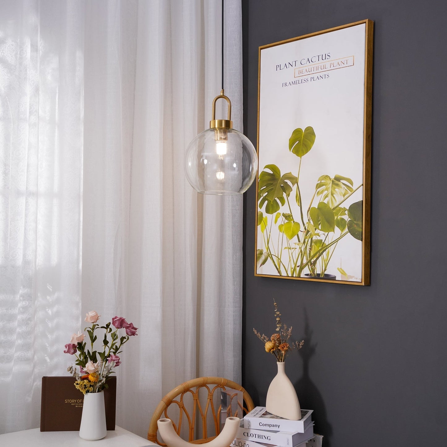 Glass Pendant Light