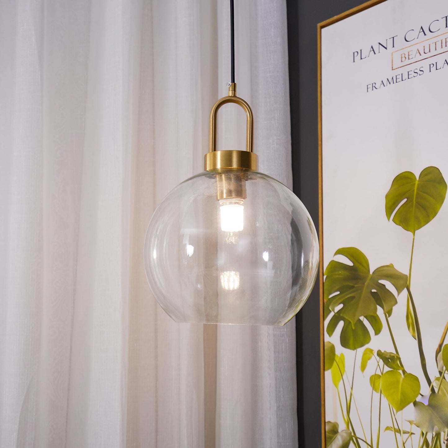 Glass Pendant Light