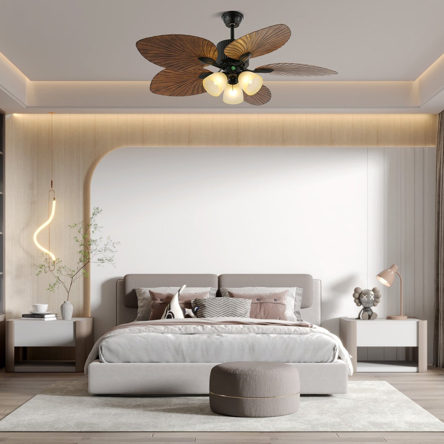 Banana Leaves 48’’/52’’ Ceiling Fan Light Ceiling fan light