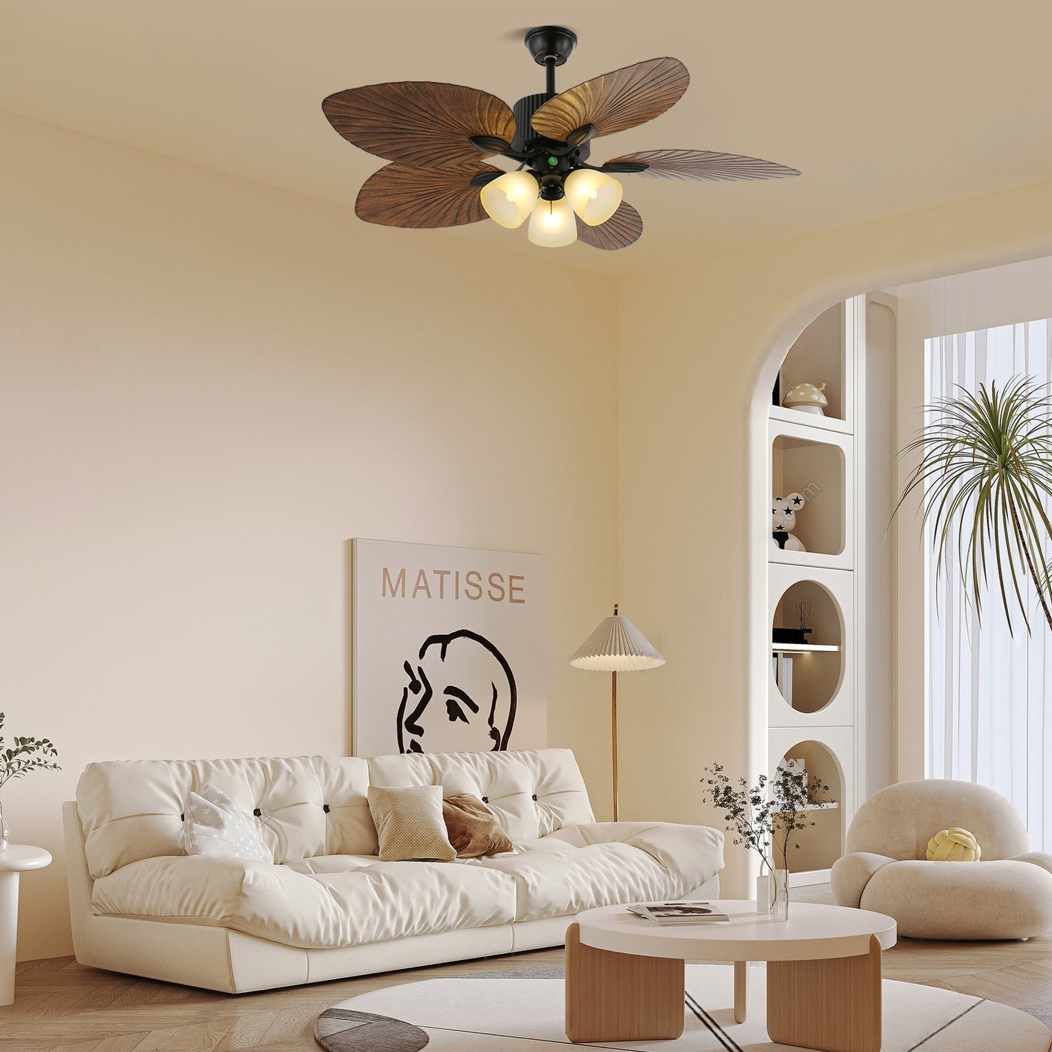 Banana Leaves 48’’/52’’ Ceiling Fan Light Ceiling fan light