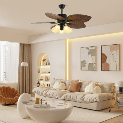Banana Leaves 48’’/52’’ Ceiling Fan Light Ceiling fan light