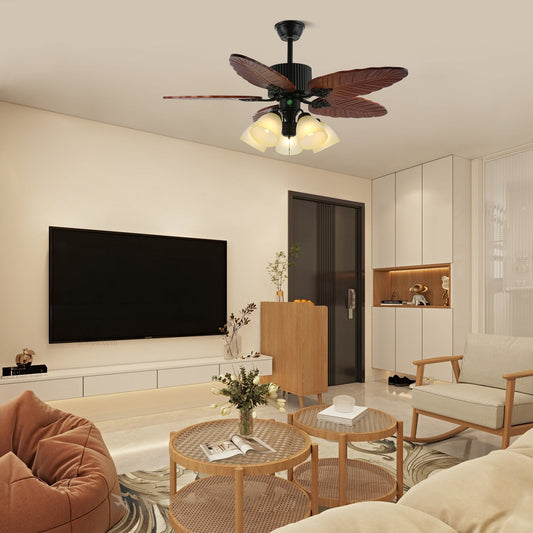 Banana Leaves 48’’/52’’ Ceiling Fan Light Ceiling fan light
