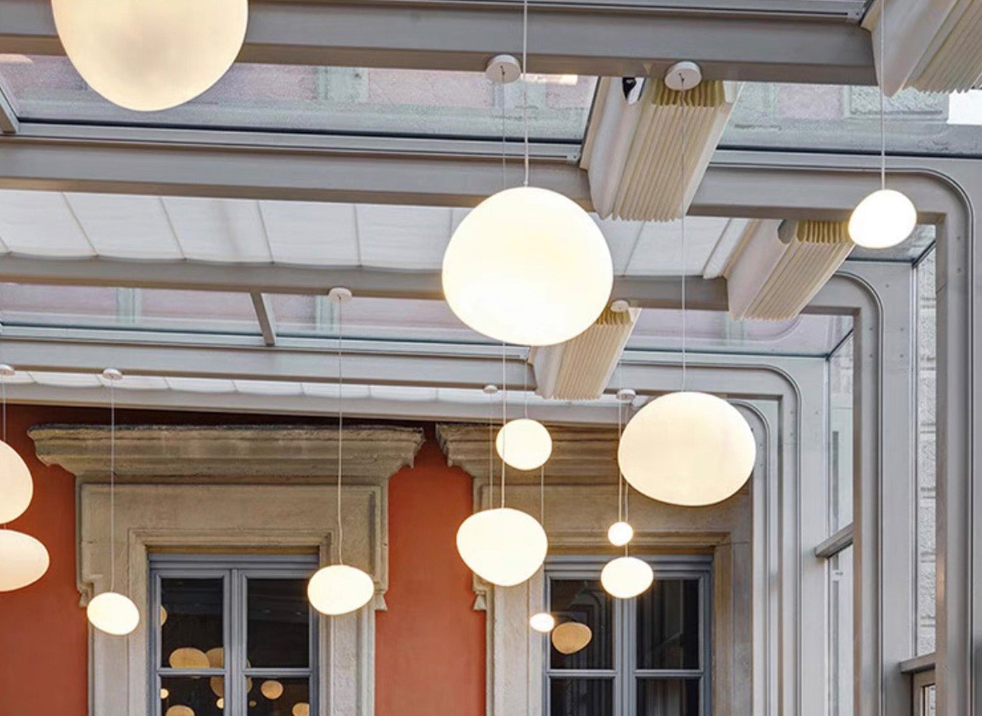 Gregg Stone Shape Glass Pendant Light 1001 Pendant light