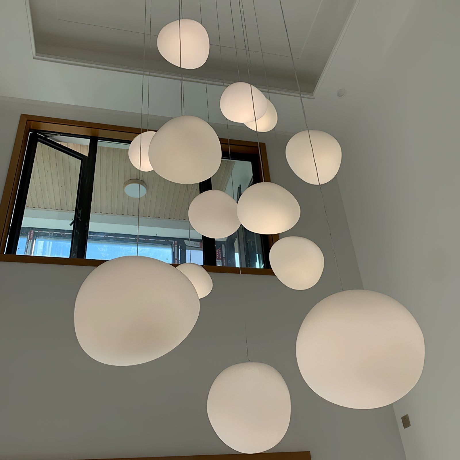 Gregg Stone Shape Glass Pendant Light 1001 Pendant light