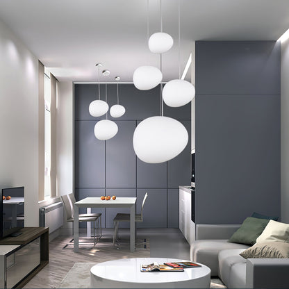 Gregg Stone Shape Glass Pendant Light 1001 Pendant light