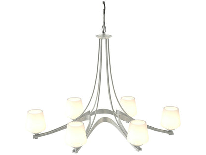 Hubbardton Forge Ribbon 6-Light Oval Chandelier