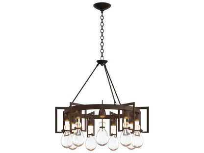 Hubbardton Forge Apothecary 9-Light Circular Chandelier