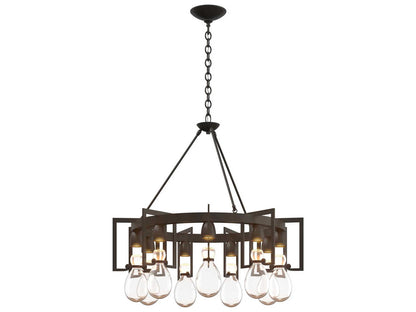 Hubbardton Forge Apothecary 9-Light Circular Chandelier