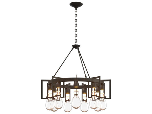 Hubbardton Forge Apothecary 9-Light Circular Chandelier