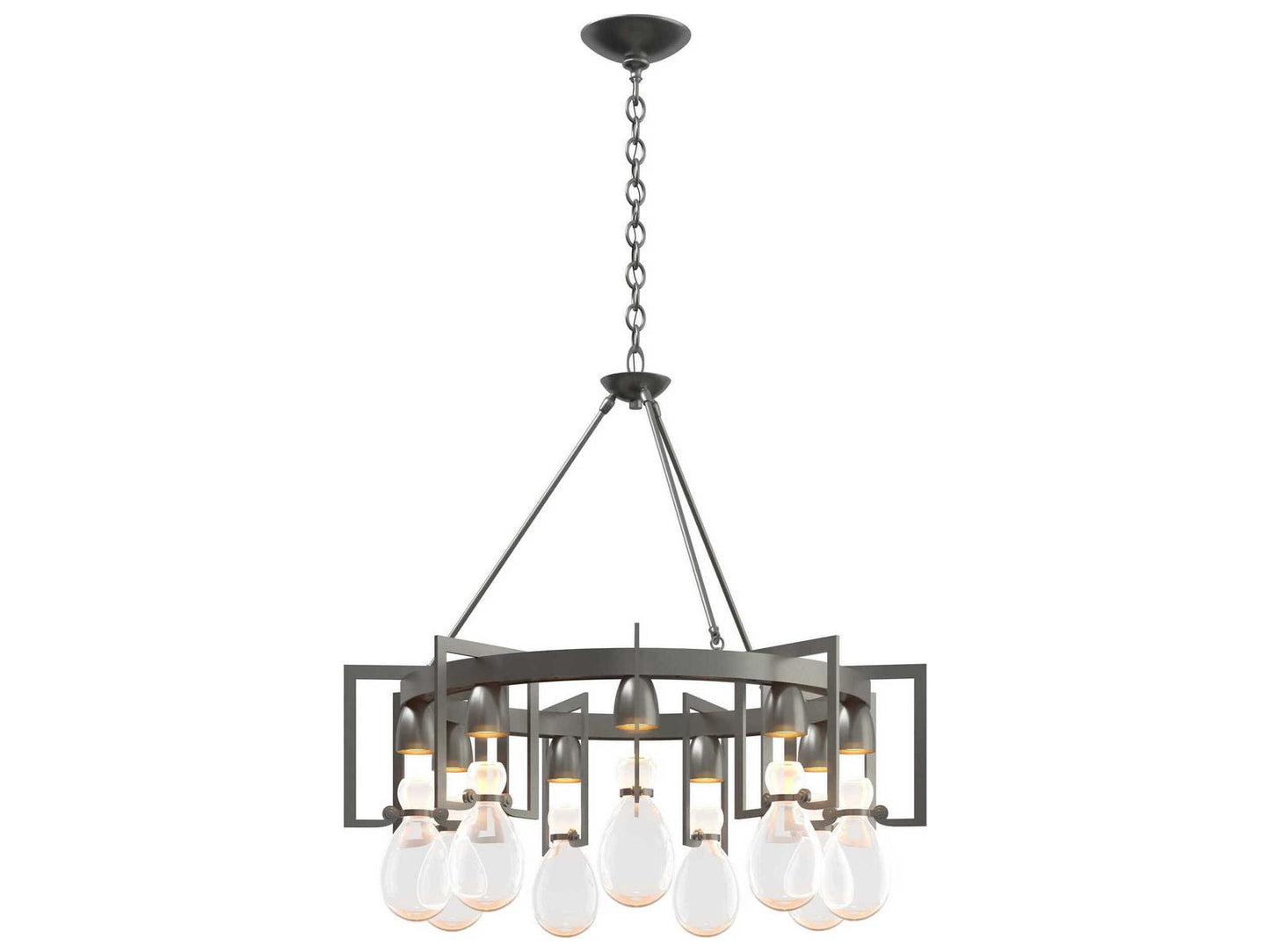 Hubbardton Forge Apothecary 9-Light Circular Chandelier