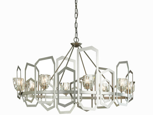 Hubbardton Forge 8-Light Gatsby Oval Chandelier