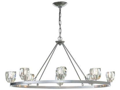 Hubbardton Forge Gatsby 8-Light Oval Chandelier