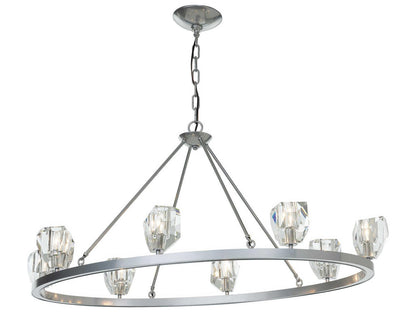 Hubbardton Forge Gatsby 8-Light Oval Chandelier